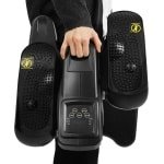 Zittende Beentrainer - Mini Crosstrainer Pedaal - Thuis Kantoor Fitness - LCD Display Afstandsbediening - 45x38x25 cm - Groen