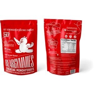 Zooo Nutrition - Creatine - Creatine monohydraat - Voedingssupplement - Geen Poeder nodig - 150 beertjes (30-50 doseringen) - Vegan - Mango