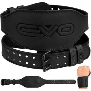 Zwart Gewichthefriem met Stevige Polsbanden voor Krachttraining en Bodybuilding
