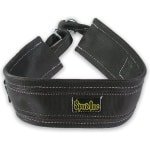 Zwarte Belt Squat Riem voor Gewichtheffen en Krachttraining