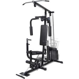 vidaXL Home Gym - Fitnessapparatuur - Multifunctionele home gym fitnessmachine - Krachttraining - Halterbank - Weights