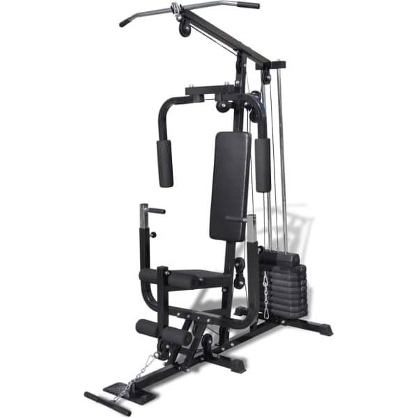 vidaXL Home Gym - Fitnessapparatuur - Multifunctionele home gym fitnessmachine - Krachttraining - Halterbank - Weights