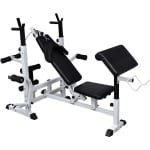 vidaXL Home Gym - Gewichtenbank - Gewichtenbank - Fitnessapparatuur - Krachttraining - Bodybuilding