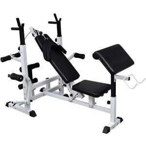 vidaXL Home Gym - Gewichtenbank - Gewichtenbank - Fitnessapparatuur - Krachttraining - Bodybuilding