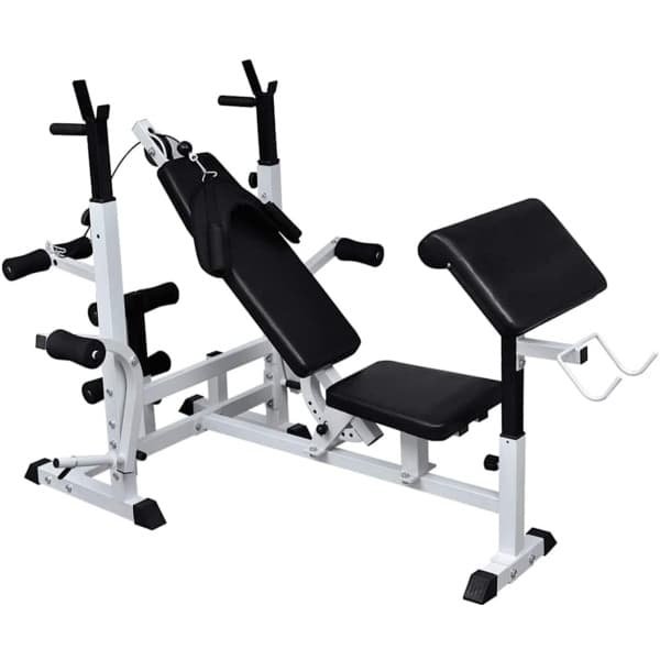 vidaXL Home Gym - Gewichtenbank - Gewichtenbank - Fitnessapparatuur - Krachttraining - Bodybuilding