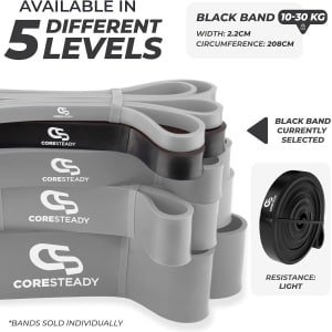 weerstandsbanden - Geassisteerde Optrekband - Trainingsbanden voor CrossFit - Powerlifting - Yoga - Stretchmobiliteit (één per aankoop) voor mannen en vrouwen